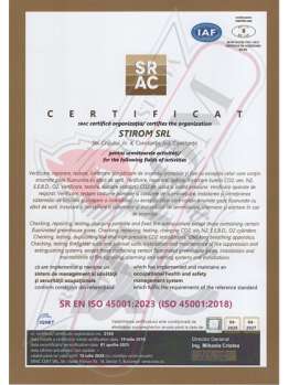 Stirom Ltd - Professional Maintenance, Testing and Certification of Extinguishers